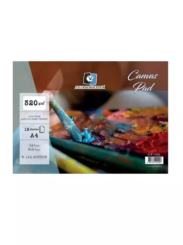 Alex Schoeller Canvas Pad A4 320gr 12 Pages - 1