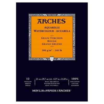 Arches Suluboya Blok Defter A4 300 gr 12 Yaprak Rough