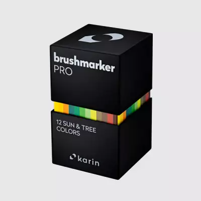 Brushmarker PRO Set 12 Sun&Tree Colors (1)