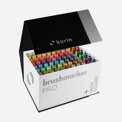 Brushmarker PRO Set 72 Colors + 3 Blender (1)