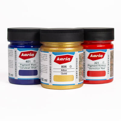 Karin Ezilmiş Geleneksel Ebru Boyası